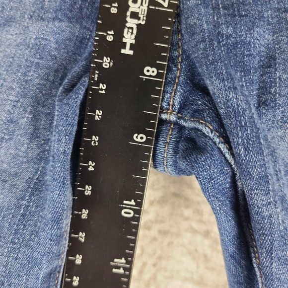 DL1961 Jeans Womens 28 Blue Low Rise Skinny Powell Distress Dark Wash Denim - Picture 4 of 13